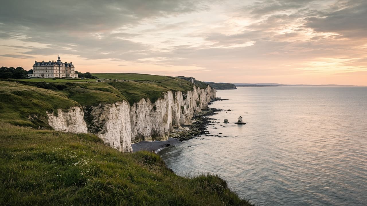 British coastal landscape near Belgrave House